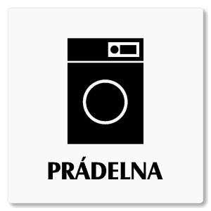 Prádelna, 80x80mm, bílá, Nevada